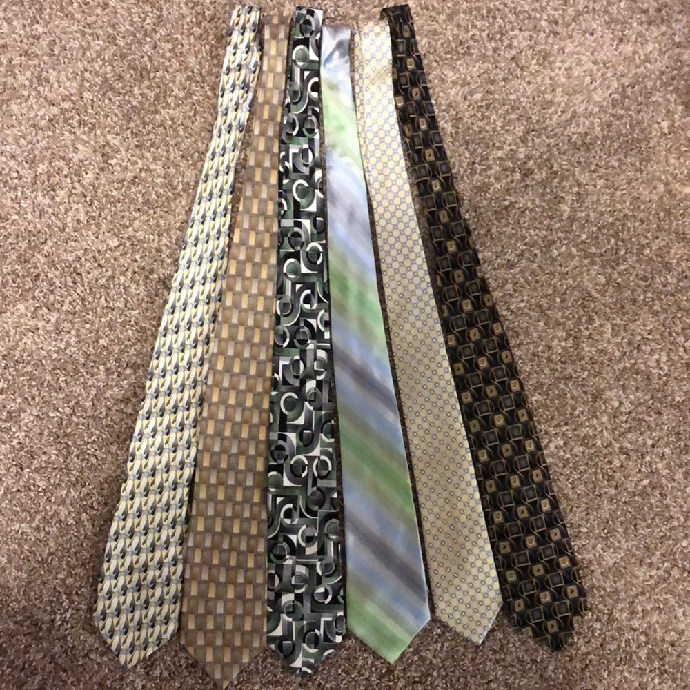 Men’s Dress Ties- bundle of 6